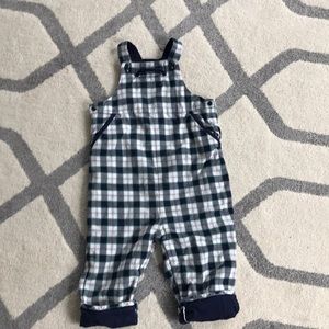 Janie and Jack boys plaid jumper, 12-18 months
